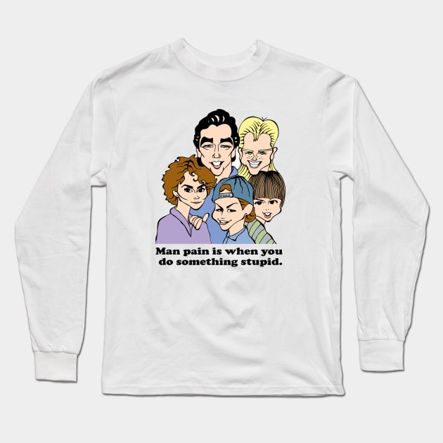 CLASSIC SITOM - HOME IMPROVEMENT FAN ART! Long Sleeve T-Shirt by cartoonistguy